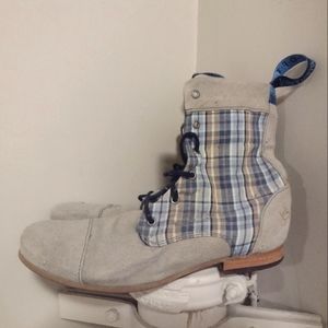 Price Reduced! Fluevog BBC boots tartan size 10